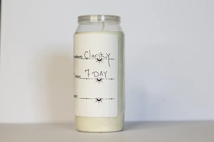 R62_9360 - Copy_Priestess_Shoshana_7-21-24_ASP - Spiritual Teachers Voodoo Clarity Candle