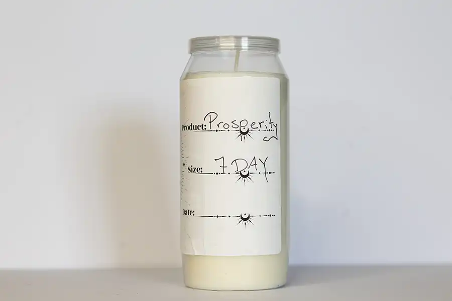 R62_9362 - Copy_Priestess_Shoshana_7-21-24_ASP - Spiritual Teachers Voodoo Prosperity Candle