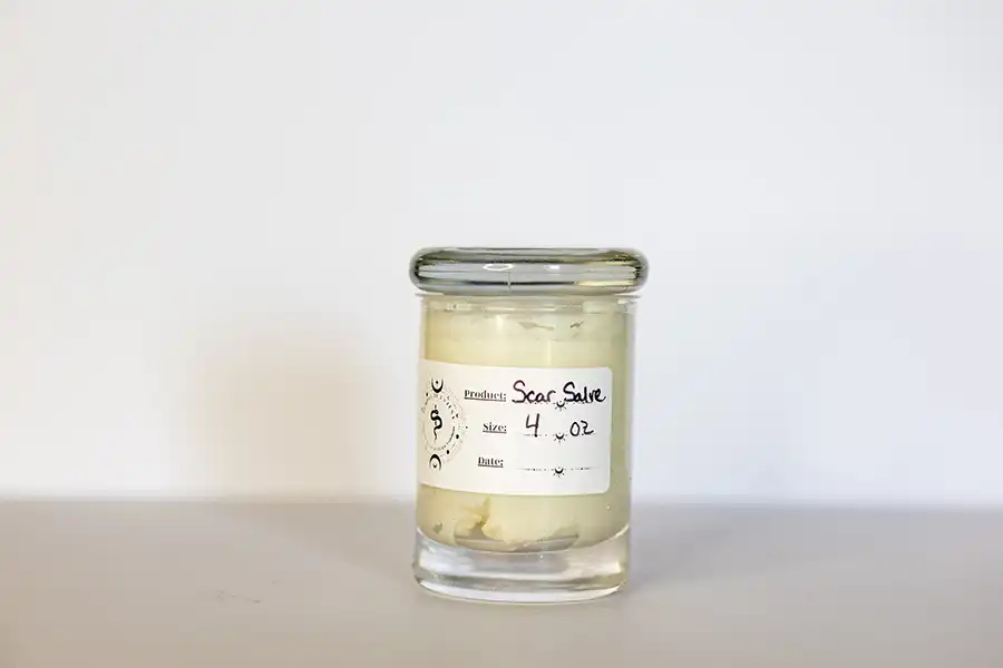 Scar reduction salve