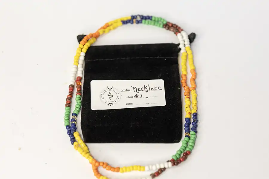 R62_9468 - Copy_Priestess_Shoshana_7-21-24_ASP - Spiritual Teachers Voodoo Seven Seed Protection Necklace