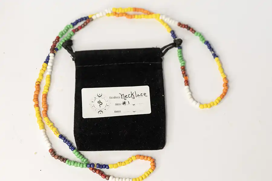 R62_9469 - Copy_Priestess_Shoshana_7-21-24_ASP - Spiritual Teachers Voodoo Seven Seed Protection Necklace