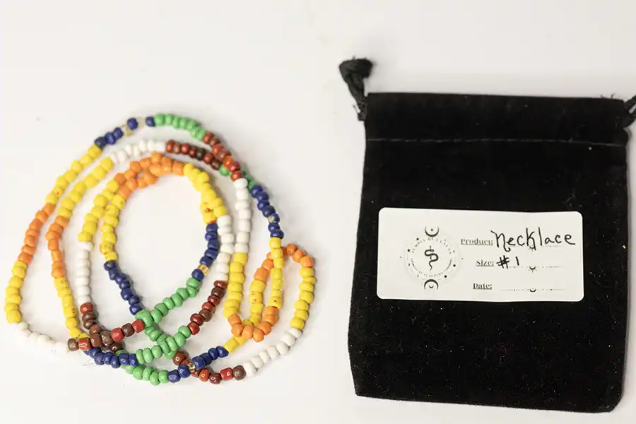 R62_9475 - Copy_Priestess_Shoshana_7-21-24_ASP - Spiritual Teachers Voodoo Seven Seed Protection Necklace